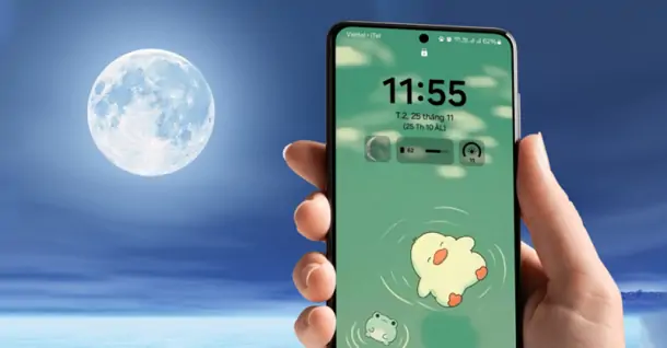 Cách xem chu kỳ trăng trên điện thoại cực đơn giản và chính xác