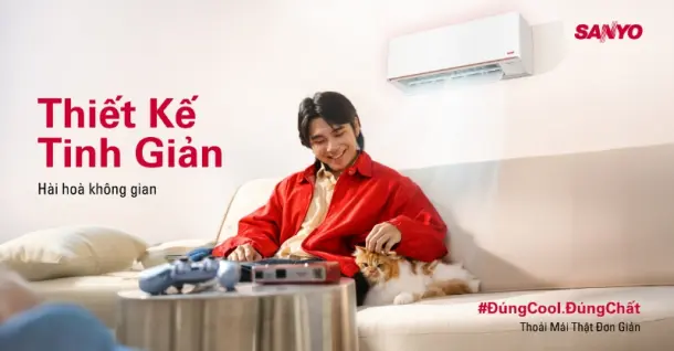 Sanyo trở lại thị trường Việt Nam với diện mạo mới – “Đúng Cool, Đúng Chất”