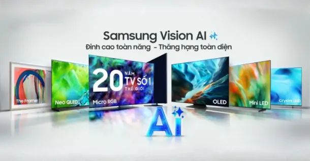 Samsung AI TV 2026: Bước tiến đột phá với 