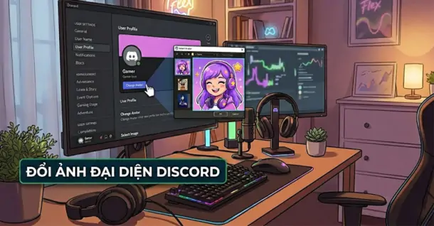 Hướng dẫn thay đổi ảnh đại diện Discord trên điện thoại, máy tính