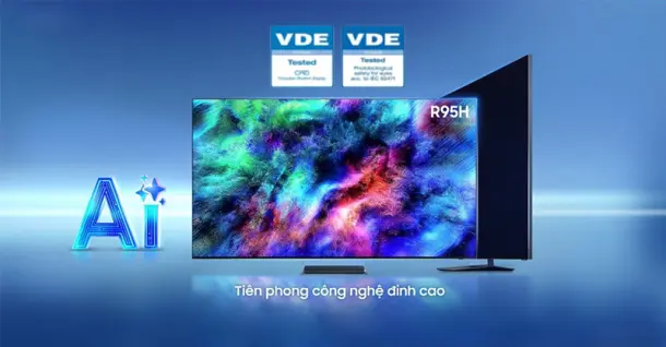 TV Samsung Micro RGB đạt chứng nhận an toàn cho mắt và hỗ trợ nhịp sinh học từ VDE