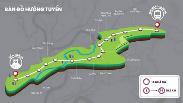 Hướng dẫn cách đi tuyến Metro số 1 tất tần tật từ A - Z