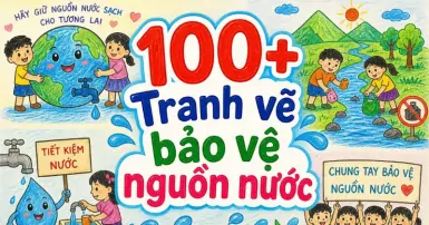 100+ ý tưởng vẽ tranh bảo vệ nguồn nước đẹp, ý nghĩa và dễ thực hiện