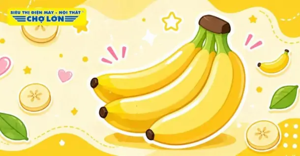 50+ Mẫu tranh tô màu quả chuối đơn giản và sáng tạo cho bé