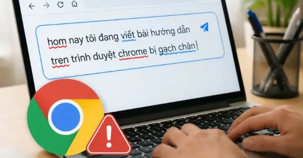 Cách khắc phục lỗi đánh chữ bị gạch chân trên Chrome đơn giản, hiệu quả