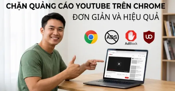 Cách chặn quảng cáo YouTube trên Chrome hiệu quả và nhanh chóng