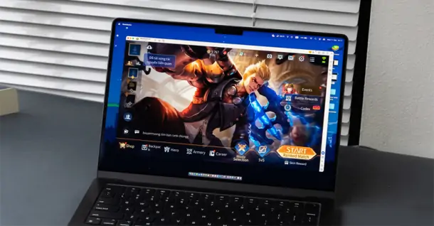 Trải nghiệm BlueStacks Air trên MacBook chạy Apple Silicon