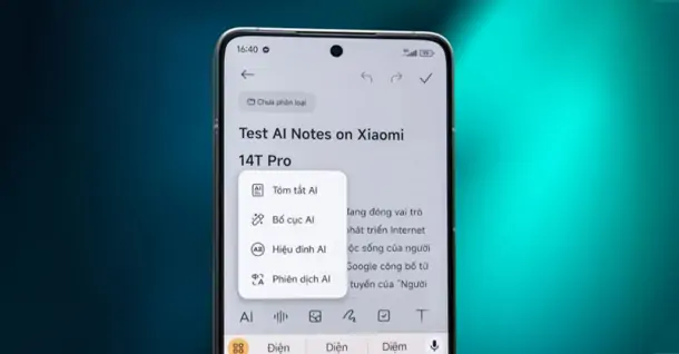 Cách sử dụng Xiaomi AI Writing đơn giản, hiệu quả