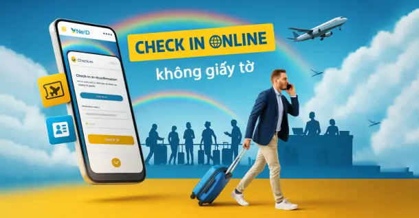 Cách check-in không giấy tờ tại sân bay bằng VNeID đơn giản