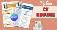 C&aacute;ch tạo CV tr&ecirc;n Canva chuy&ecirc;n nghiệp, đơn giản