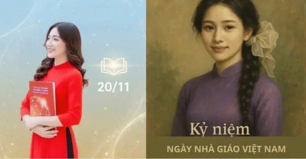 Prompt tạo ảnh đại diện mừng ngày 20/11 bằng AI