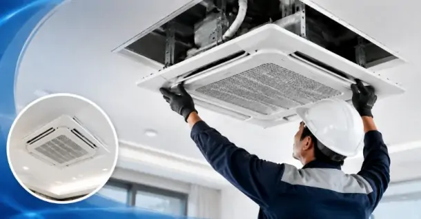 Hướng dẫn lắp điều hòa âm trần thạch cao đúng kỹ thuật, an toàn