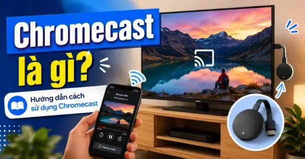 Chromecast là gì? Hướng dẫn cách sử dụng Chromecast