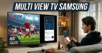 Multi View TV Samsung: Trải nghiệm 2 m&agrave;n h&igrave;nh song h&agrave;nh tiện lợi, n&acirc;ng tầm m&ugrave;a b&oacute;ng đ&aacute;