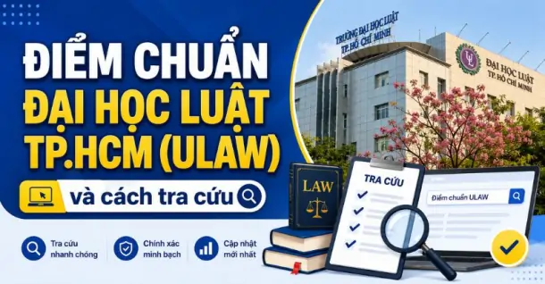 Điểm chuẩn Trường Đại học Luật TP.HCM (ULAW) MỚI NHẤT và cách tra cứu 2026