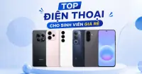 TOP 10 điện thoại cho sinh vi&ecirc;n gi&aacute; rẻ, đ&aacute;ng mua năm 2026