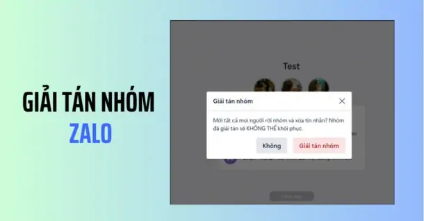 Hướng dẫn giải tán nhóm Zalo bằng điện thoại, máy tính