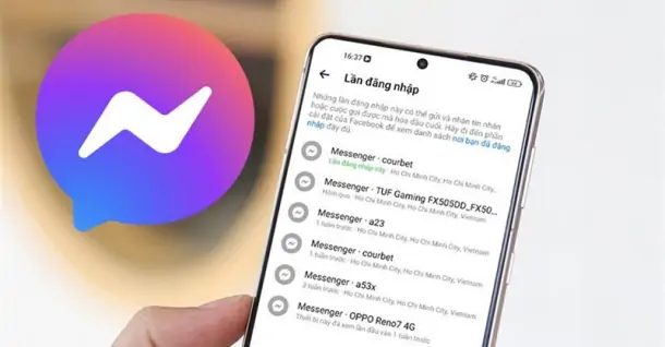 Cách xem lịch sử đăng nhập Messenger trên điện thoại