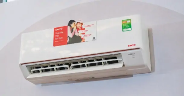Mát mẻ cả tháng chỉ mất 135.000 đồng với điều hòa Sanyo