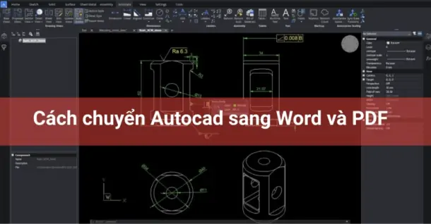 Hướng dẫn chuyển AutoCAD sang Word và PDF bằng BetterWMF