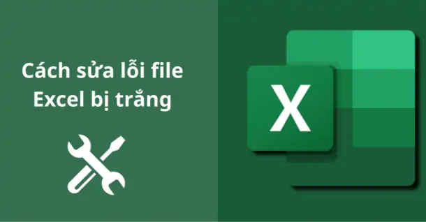 Nguyên nhân và hướng dẫn sửa lỗi file Excel bị trắng