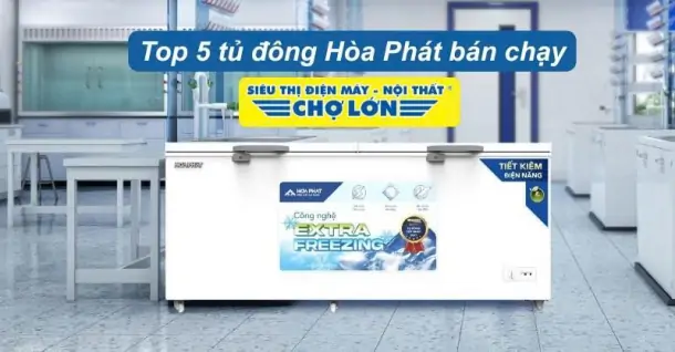 Top 5 tủ đông Hòa Phát bán chạy đáng mua hiện nay
