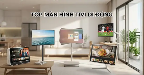 Khám phá 5 dòng màn hình, tivi di động nổi bật, linh hoạt và tiện lợi hiện nay