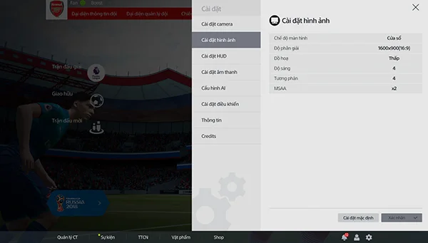 Chia sẻ cách khắc phục tình trạng giật, lag khi chơi game FIFA Online 4 trên laptop có cấu hình yếu