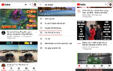Hướng dẫn kích hoạt tính năng xem video ẩn danh trên Youtube
