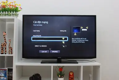Làm thế nào để kết nối Wifi cho smart tivi Samsung?