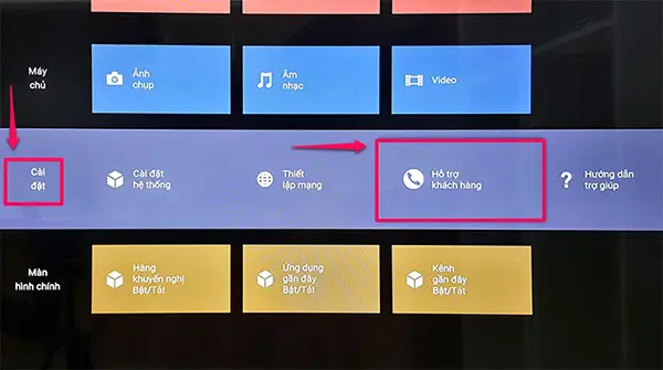 Hướng dẫn các bước xóa dữ liệu cá nhân trên smart tivi Sony 2018