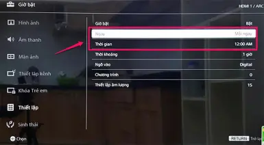 Hướng dẫn cách hẹn giờ bật, tắt trên smart tivi Sony 2018