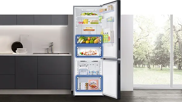 Điểm độc đáo trên tủ lạnh ngăn đá dưới đầu tiên của Samsung 2018