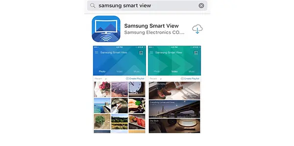 Hướng dẫn các bước chuyển hình ảnh từ điện thoại iPhone lên smart tivi Samsung