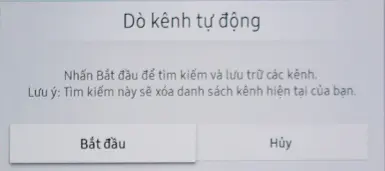 Hướng dẫn các bước dò kênh trên smart tivi Samsung ngay tại nhà