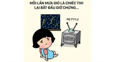 Làm thế nào để sử dụng tivi an toàn, đúng cách và tiết kiệm điện vào mùa mưa bão?