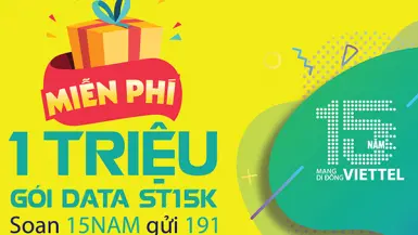 Ưu đãi 3GB data từ nhà mạng Viettel với số lượng có hạn
