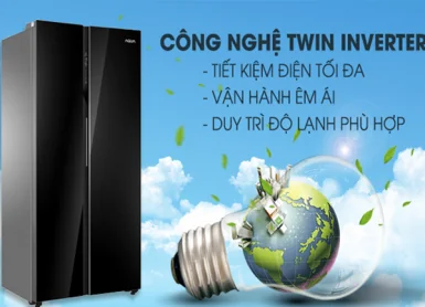 Lợi ích của công nghệ Twin Inverter trên tủ lạnh Aqua