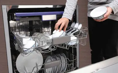 Sắp xếp chén dĩa đúng cách, đơn giản trong máy rửa chén