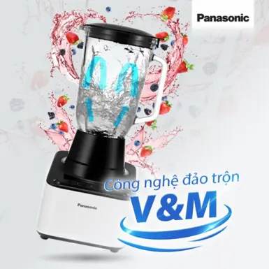 Siêu phẩm xay cắt PANASONIC MX-V310KRA, xay đá mịn như tuyết