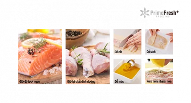 Ngăn cấp đông mềm Prime Fresh+ trên tủ lạnh Panasonic giữ thực phẩm tươi ngon, nấu ngay không cần rã đông