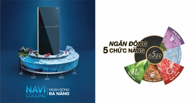 Navi Cooling - Ngăn đông 5 chức năng trong 1, tiện lợi gấp 5
