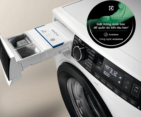 Công nghệ Autodose trên máy giặt Electrolux