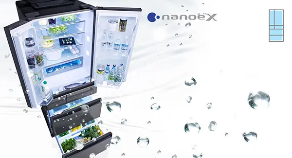 Công nghệ kháng khuẩn độc quyền NanoeX trên tủ lạnh Panasonic