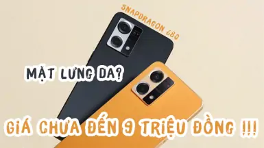 OPPO Reno7 4G - Sở hữu mặt lưng da nhưng giá bán chưa đến 9 triệu đồng