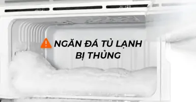Nên làm gì khi ngăn đá tủ lạnh bị thủng?