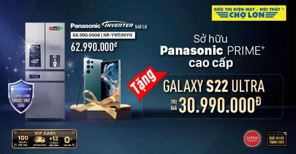 8 lý do chọn mua tủ lạnh Panasonic Inverter 495 lít NR-CW530XHHV