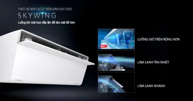 Dòng điều hòa Elite Inverter Sky Series lọc tới 99% bụi mịn