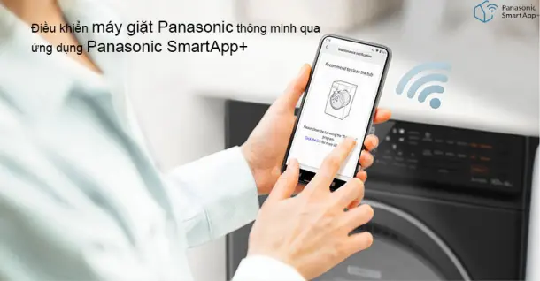 Điều khiển máy giặt Panasonic thông minh qua ứng dụng Panasonic SmartApp+