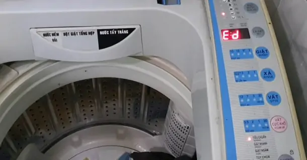 Hướng dẫn cách xử lý lỗi ED máy giặt Aqua